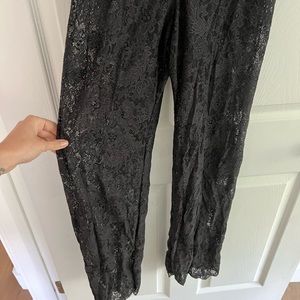 Indah Charcoal lace jumpsuit - small